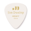 Dunlop GGenuine Celluloid Classic Picks, Player′s Pack, white, heavy