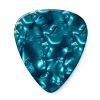 Dunlop Genuine Celluloid Classic Picks, Player′s Pack, turquoise, heavy