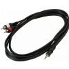 RockCable 20903 D4 patch kabel 2 x RCA / 1 x miniTRS