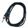 RockCable 20922 D4 patch kabel 1 x TRS / 2 x TS