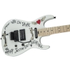 Charvel Warren Demartini Usa Signature Frenchie, Maple Fingerboard, Snow White With Frenchie Graphic