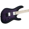 Jackson Pro Series Dinky Dk2qm Ht, Maple Fingerboard, Transparent Purple Burst