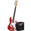 Fender Squier Precision Bass Metallic Red basov kytara