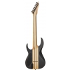 BC Rich Shredzilla Extreme Exotic Hipshot Bridge 7-String Flamed Maple Top Trans Black Satin