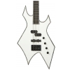 BC Rich Chris Kael Signature Warlock Bass Satin White