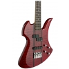 BC Rich Heritage Classic Mockingbird Bass Quilted Maple Top Transparent Red