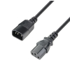  Adam Hall Cables 8101 KC 0200 IEC Extension Cable 3 x 0.75 mm²  2.0 m 