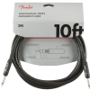 Fender Professional Series Instrument Cable, Straight/Straight, 10′, Black kytarov kabel