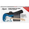 Fender Affinity Series Stratocaster HSS, Maple Fingerboard, Lake Placid Blue, gig bag and amplifier 15G