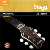 Stagg AC-12ST-BR struny na akustickou kytaru 10-48