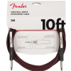 Fender Limited Edition Original Series Cable, 10′, Oxblood