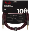 Fender Limited Edition Deluxe Series Tweed Cable, 10′, Oxblood