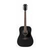 Ibanez AW84-WK Weathered Black Open Pore acoustic guitar