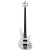 Schecter C-4 Deluxe Satin White bass guitar