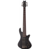 Schecter Stiletto Studio-6 See-Thru Black Satin bass guitar