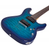 Schecter C-6 Plus Ocean Blue Burst  electric guitar