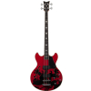 Schecter Signature Simon Gallup Corsair Bass Red/Black  bass guitar
