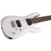 Schecter C-8 Deluxe  Satin White electric guitar