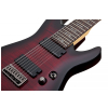 Schecter Demon 8, Crimson Red Burst electric guitar