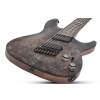 Schecter  Omen Elite 7 MultiScale, Charcoal electric guitar