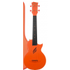 Cascha Carbon Fibre Orange Set ukulele koncertowe brak kostek i paska