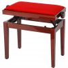 Grenada BG 27 piano bench, gloss mahogany, red drubbing