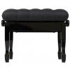 Grenada BC 25 piano bench, gloss black, leather eco