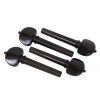 AN violin tailpiece set 4/4 a la Hill ebony, black ball