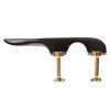 AN violin tailpiece set 4/4 a la Hill ebony, gold fret, golden binding AN violin tailpiece set 4/4 a la Hill ebony, gold fret, golden binding