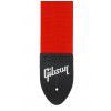Gibson GSB20 Regular Style2″ Safety Strap Red kytarový popruh Gibson GSB20 Regular Style2″ Safety Strap Red kytarový popruh