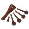 AN violin tailpiece set 4/4 a la Schweizer rosewood, Economy Line