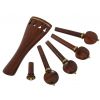 AN violin tailpiece set 4/4 a la Hill rosewood, gold fret