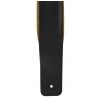 Filippe guitar leather belt 9 cm black