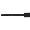 Filippe guitar leather belt 9 cm black