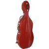 Tonareli Fiberglass cello case burgundy