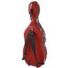 Tonareli Fiberglass cello case burgundy