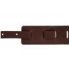 Filippe guitar leather belt 8 cm burgundy