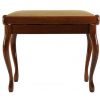 Grenada BG 2 piano bench, gloss walnut, bright brown drubbing