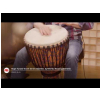 Meinl PMDJ2-XL-G African Djembe Travel Series bicí nástroj